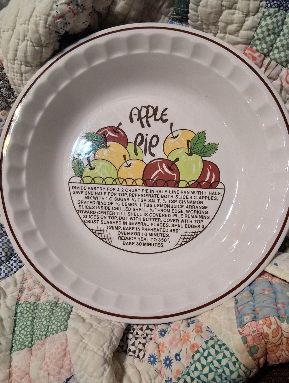 Apple Pie Plate